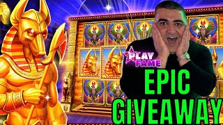 🔴SC100000 Huge Slot Play amp MASSIVE GIVEAWAY At PlayFAME [upl. by Dolph]