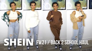 WHAT HAPPENED TO SHEIN 😰  BACK TO UNI  FALLWINTER 21 HAUL [upl. by Yevol490]