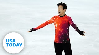 Full Nathan Chen talks to the media the day after winning gold in mens figure skating  USA TODAY [upl. by Bowne]