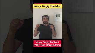 YATAY GEÇİŞ TARİHLERİ 2024 MYP İLE YATAY GEÇİŞ amp ORTALAMA İLE YATAY GEÇİŞ yataygeçiş myp agno [upl. by Klement]