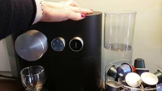 Nespressso Krups Expert Wasserhärte an der Maschine einstellen [upl. by Nnailuj]