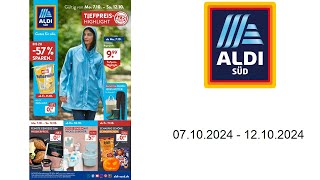 Aldi Süd Prospekt DE  vom 0710 bis 12102024 [upl. by Sukin]