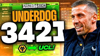 Gary ONeils ULTIMATE Underdog 3421 FM24 Tactics  Best FM24 Tactics [upl. by Rennane]