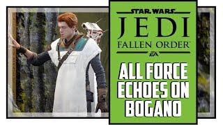 Jedi Fallen Order ALL FORCE ECHO Locations Bogano [upl. by Adnomal]