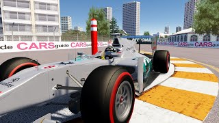 Assetto Corsa RSS F2 2017 Dallara GP211 at Surfers Paradise N Rosberg livery hotlap [upl. by Auhs]