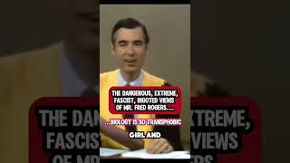 Mr Rogers and his dangerous rhetoric trump2024 biology101 mrrogers truth Maga boysareboys [upl. by Asoj110]