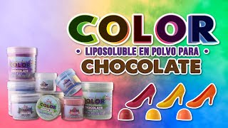 Colores en Polvo Liposolubles para Chocolate [upl. by Ainad]