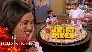 Chefs Spin The Pizza As They Face Off In An International Pizza Contest  Hells Kitchen [upl. by Jae]