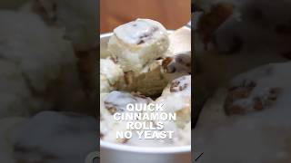 Quick Cinnamon Rolls Without Yeast [upl. by Nylsej]