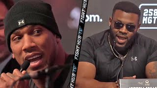 ANGRY Anthony Joshua SNAPS on Big Baby Miller HEATED VERBAL exchange ensues at press conference [upl. by Iaoh]