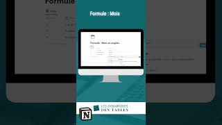 Formule pour afficher le mois en anglais en toutes lettres [upl. by Kaden]