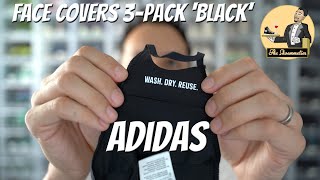 adidas FACE COVERS 3PACK Black • Review amp OnFace [upl. by Derag366]