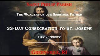 33Day Consecration to St Joseph  Day 20 [upl. by Narda]