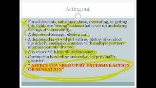 Defense mechanisms lecture 1 Immature defenses for USMLE step 1 [upl. by Emirac]