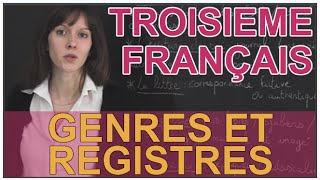 Genres et registres  Francais 3e  Les Bons Profs [upl. by Annet]