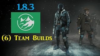 183 Nomad  SIX BUILDS  Tom Clancys The Division Kamikazevondoom TheDivision [upl. by Lymann]