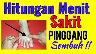 AlhamdulillahSakit Pinggang SEMBUH Dengan CepatPakai Cara ini  Refleksi kaki [upl. by Sug53]