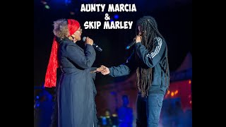 Skip Marley performs with Marcia Griffiths in Hope Gardens Kingston [upl. by Neahs]