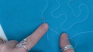 How to Tie off Your Quilting Thread Tails Securely  Quilting Basics Tutorial 9 with Leah Day [upl. by Acinahs]