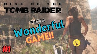 Playing TOMB Raider for the first time  Rise of Tomb Raider  Part 1  Asinnet Gaming [upl. by Attiuqaj]