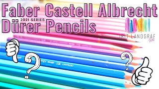 Faber Castell Albrech Dürer Watercolor Pencils Review amp Swatched [upl. by Aisylla]