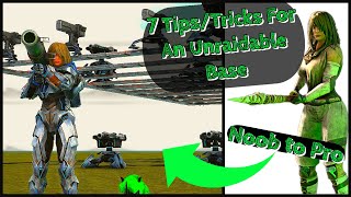 7 TIPS TO MAKE AN UNRAIDABLE BASE  ARK Survival Evolved PVP Defense Guide [upl. by Janot]