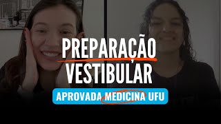 Aprovada em MEDICINA NA UFU fala sobre preparação para vestibular 🤩 [upl. by Ayotol88]