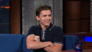 tom holland switching to an american accent for 6 minutes and 10 seconds [upl. by Waldack]