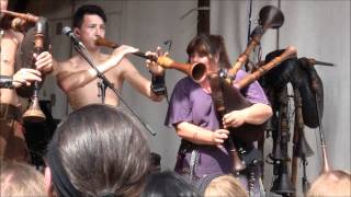 Vermaledeyt und Schelmish live  Great bagpipes  Spectaculum Telgte  Germany  August 2011 [upl. by Aisak]