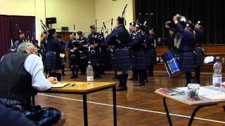 Grampian Police Scotland Pipe Band Indoor 2016 Grade 2 [upl. by Beka]