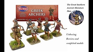 Victrix Greek Archers 28mm minitaures Full Review [upl. by Male]