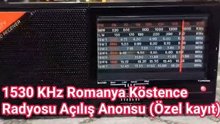 ROMANYA RADYO COSTANTA KÖSTENCE AÇILIŞ ANONSU [upl. by Gregorius]