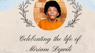 Farewell of Mirriam Dywili [upl. by Royall]