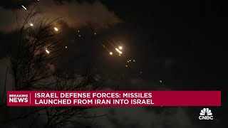 Iran launches missile attacks against Israel [upl. by Papert]