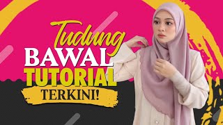 BAWAL TUTORIAL MENUTUP DADA  TUDUNG BAWAL SIMPLE DAN CANTIK TERKINI  HIJAB SEGI EMPAT PRAKTIS [upl. by Ahseirej447]