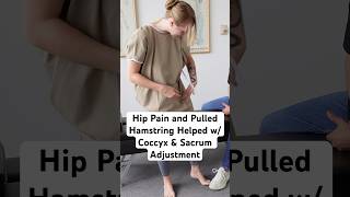 Hip Pain amp Pull Hamstring Helped with Spicy Coccyx and S1 adjustment Shorts [upl. by Rivard]