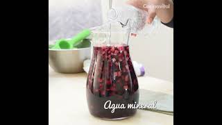 Receta de Clericot con vino tinto y refresco de manzana  Bebidas fáciles con vino  Cocina Vital [upl. by Muller]