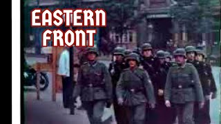 WW2 Eastern Front Nazi Germnay Advance in Soviet Russia Ukraine  Color Footage [upl. by Ziana]