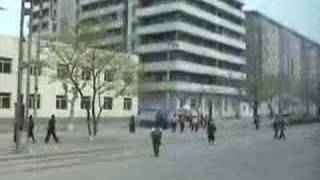 DPRK North Korea Pyongyang Street Scene 1 of 6 [upl. by Filmer]