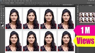 How to Create Passport size Photo as in Studio One Click [upl. by Clarice]