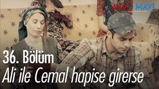 Ali ile Cemal hapise girerse  Aşk ve Mavi 36 Bölüm [upl. by Eelrefinnej463]