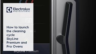 How to launch the cleaning cycle  SkyLine Premium and Pro Ovens  Electrolux Professional [upl. by Purpura]