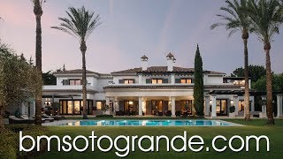 Sotogrande Property  Exclusive stunning luxury Villa in Sotogrande Costa  bmsotogrande [upl. by Lancelle]