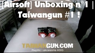 Airsoft Unboxing n°1  Taiwangun 1 [upl. by Aketal650]