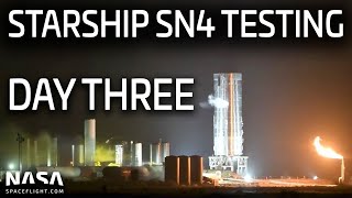 Replay Starship SN4 Testing From SpaceXs Boca Chica Launch Site [upl. by Eeuqram629]