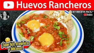 HUEVOS RANCHEROS  VickyRecetaFacil [upl. by Winfield]