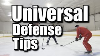 3 Universal Defensive Hockey Tips [upl. by Ahtnahc382]