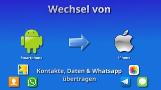 Vom AndroidSmartphone zum iPhone  Datenübertragung [upl. by Ylecara210]