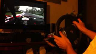 Forza 4 Nurburgring Nordscheife Simulation Steering with Fanatec Turbo S 900° Wheel [upl. by Ceciley]