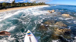 Surfing On Rocks POV Full Experience [upl. by Torrie]